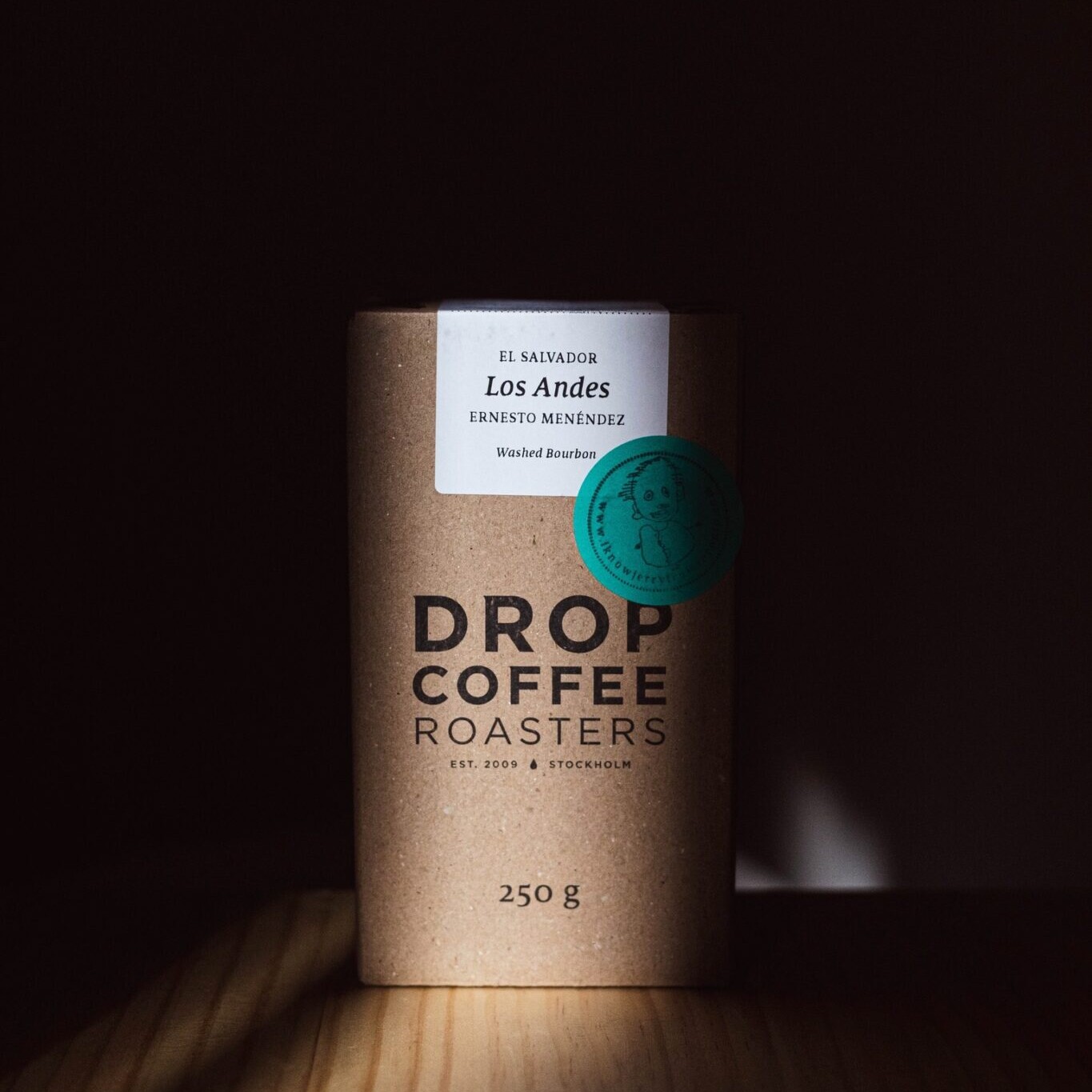 Bag of Drop coffee beans