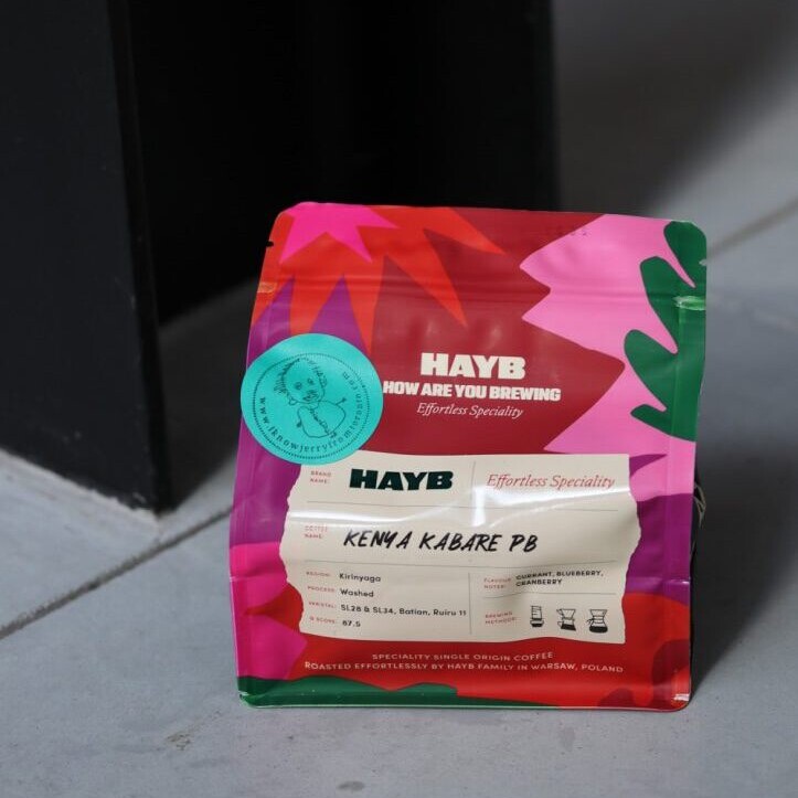 Bag of Hayb coffee beans