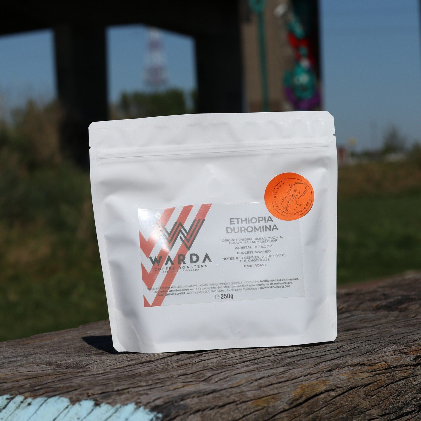 Bag of Warda coffee beans