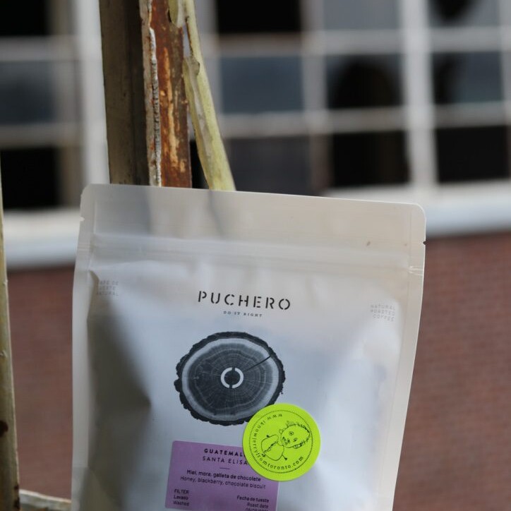 Bag of Puchero coffee beans