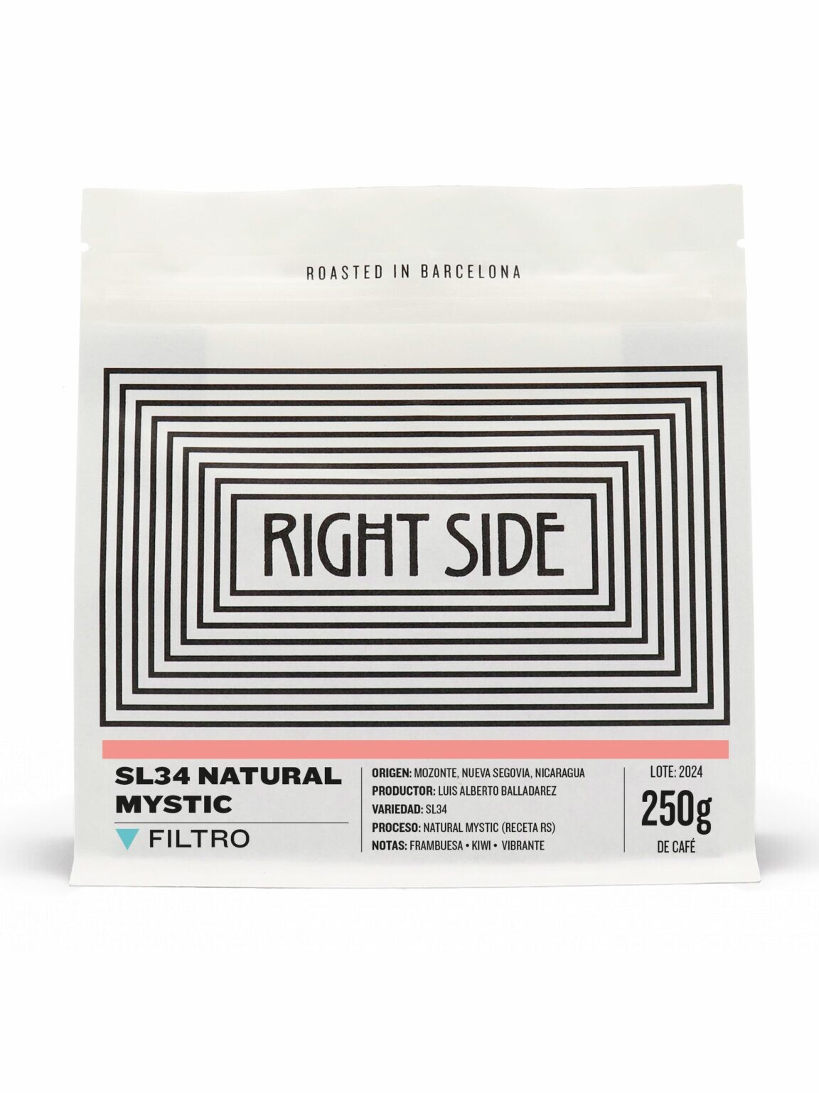 SL34 Natural Mystic Right Side coffee bag