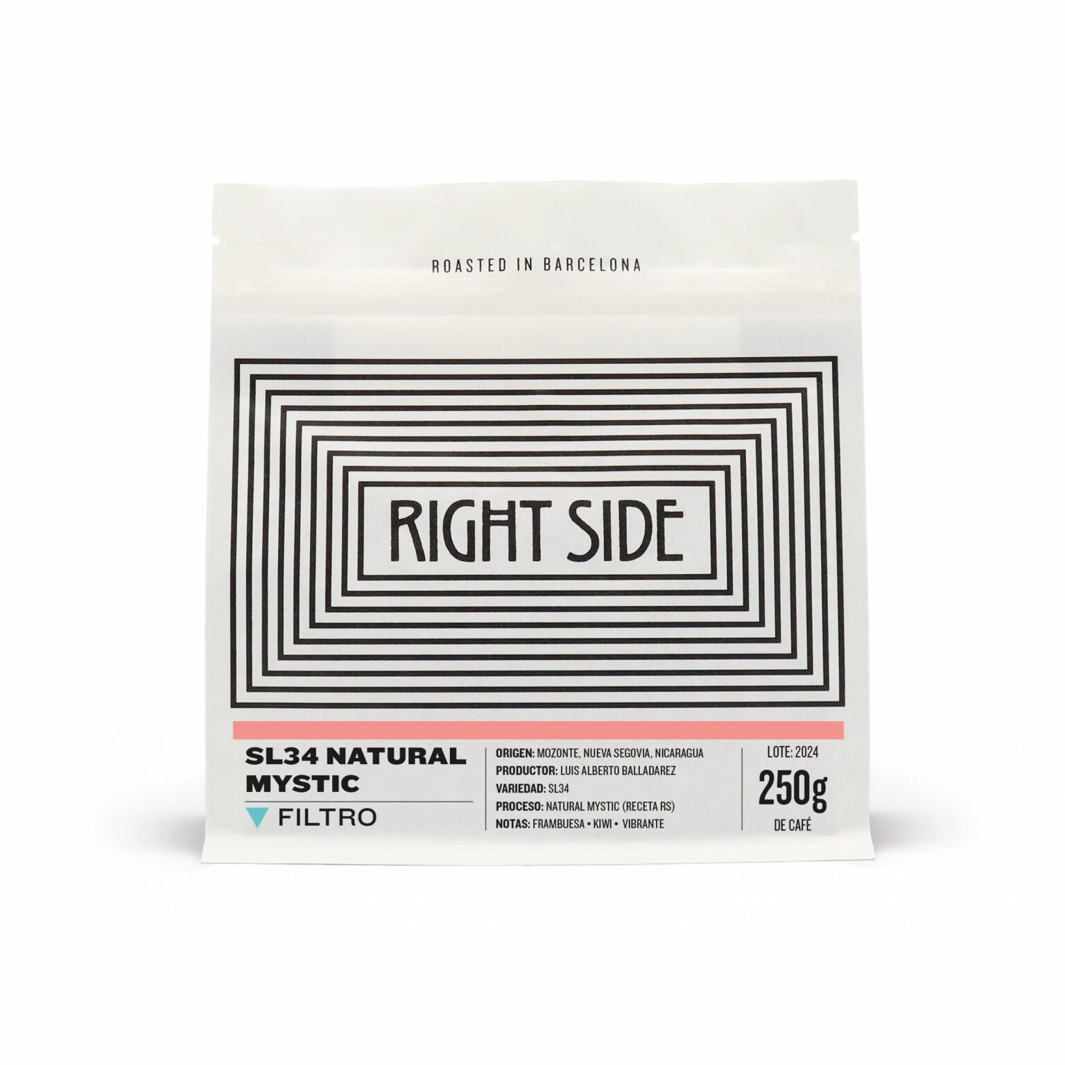 SL34 Natural Mystic Right Side coffee bag