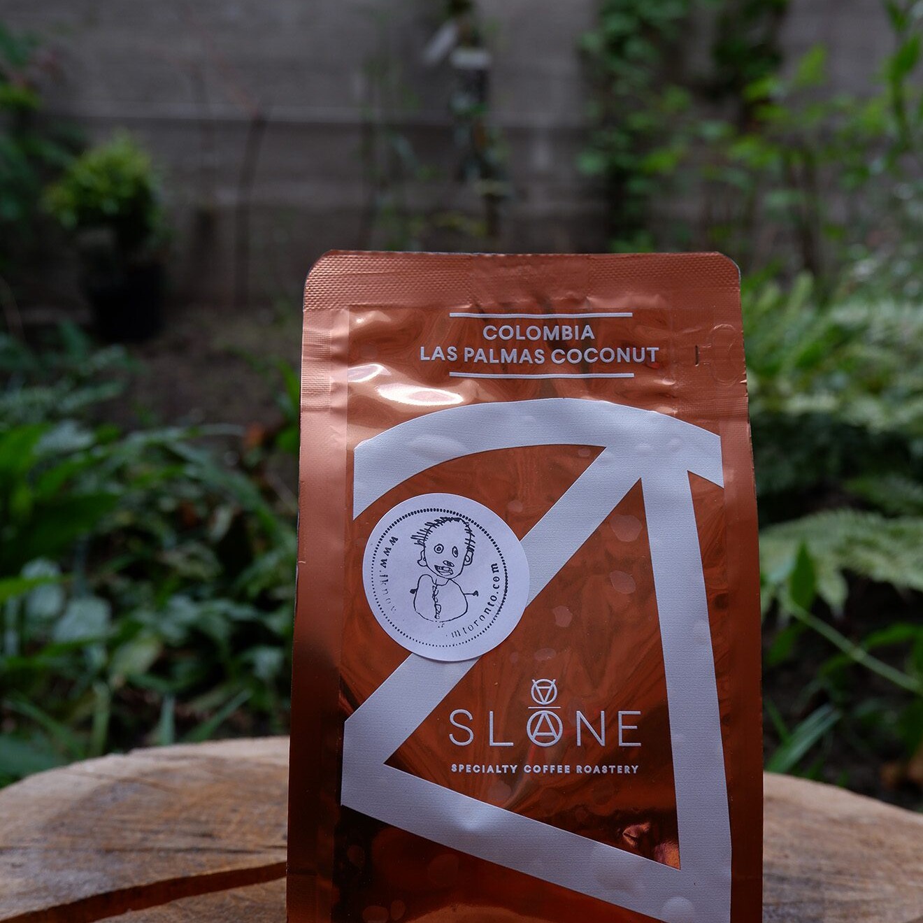 Bag of Sloane coffee beans