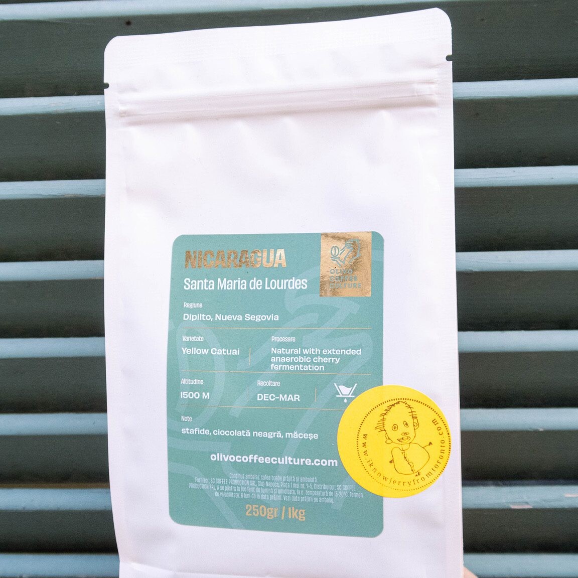 Bag of Olivo coffee beans