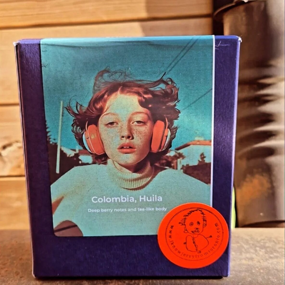 Box of Chunky Cherry coffee beans